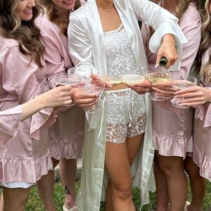 Bride’s Wedding Getting Ready Outfit Set